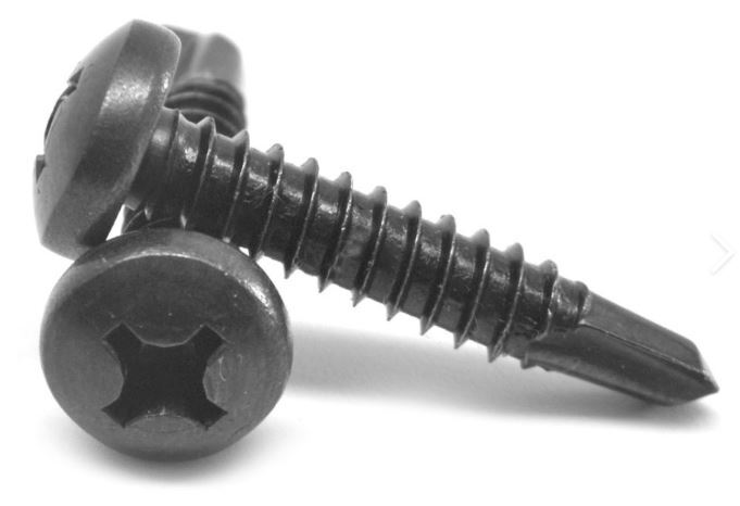 6T50TPP0G 6-20 X 1/2 PHIL PAN SDS STEEL BLK PHOS LIGHT OIL"DRY TO TOUCH" DARK BLACK